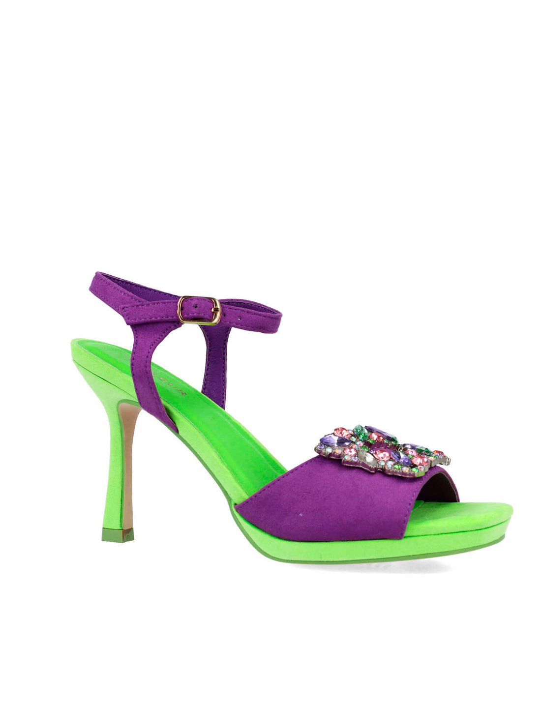 Multi-Color High-Heel Sandals With Embellishment_25259_08_02