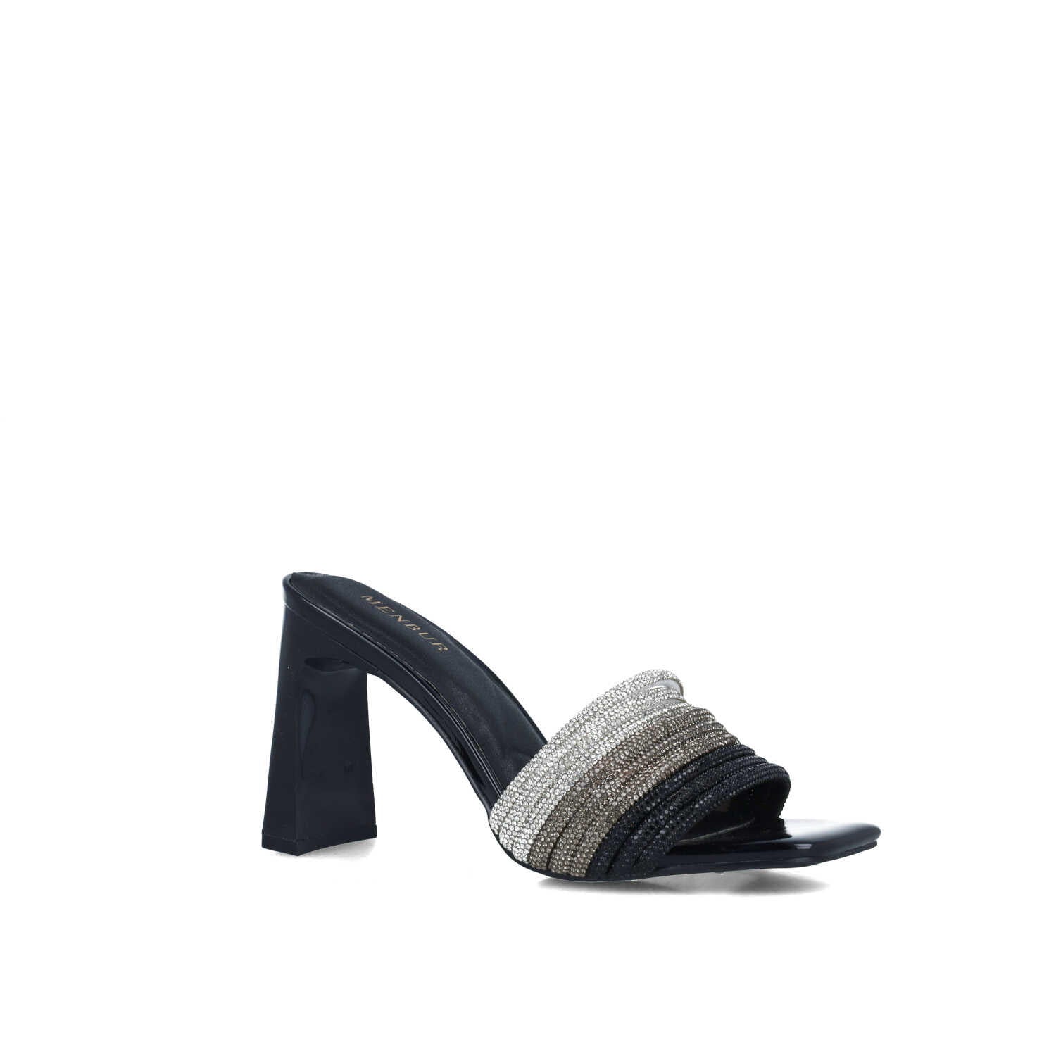 Black Slip On Heels_25262_01_02