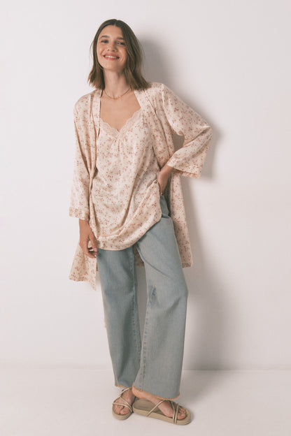 Women Secret_Pink_Loose Midi Satin Robe with Pink Flower_2532437_71_05