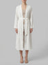 Women Secret_Ivory_Long Satin Jacquard Robe in White_2533680_96_00