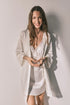 Women Secret Ivory Women Beige Satin Long Robe SKU: 2533687_96 Image 01