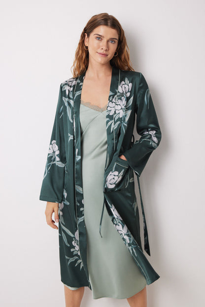 Long Satin Flower Robe_02