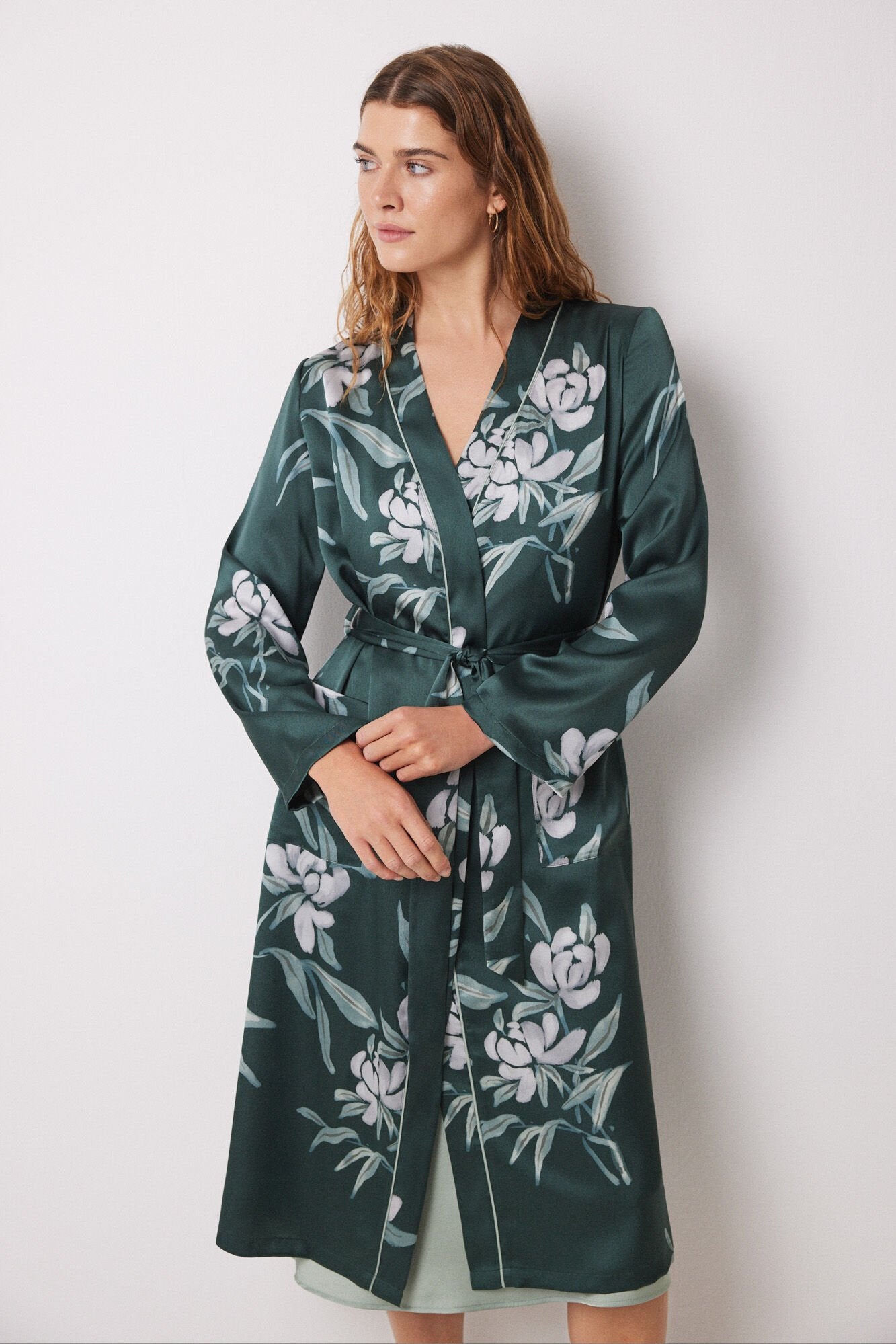 Long Satin Flower Robe_03