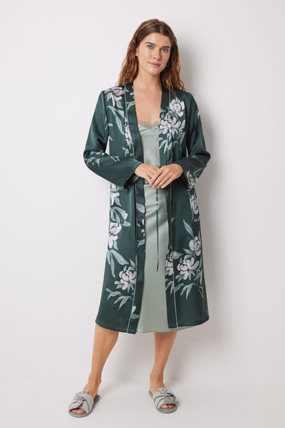 Long Satin Flower Robe_04