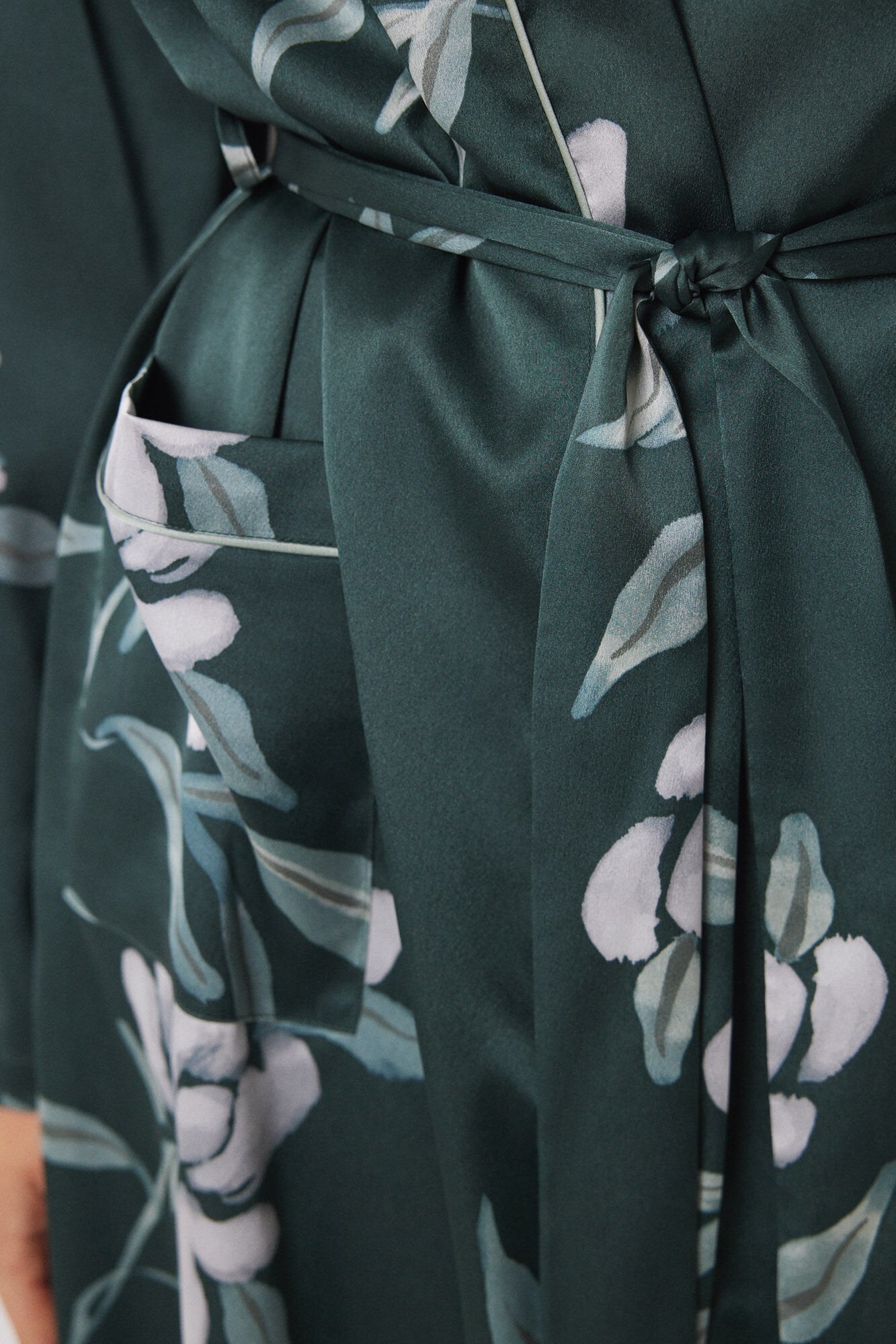 Long Satin Flower Robe_06