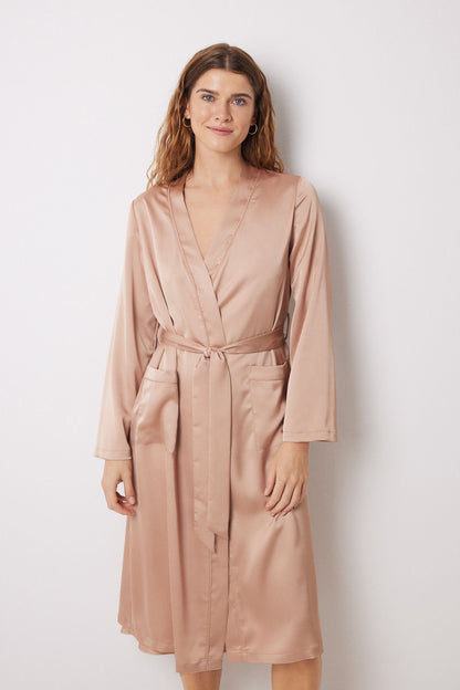 Long Nude Satin Robe_04