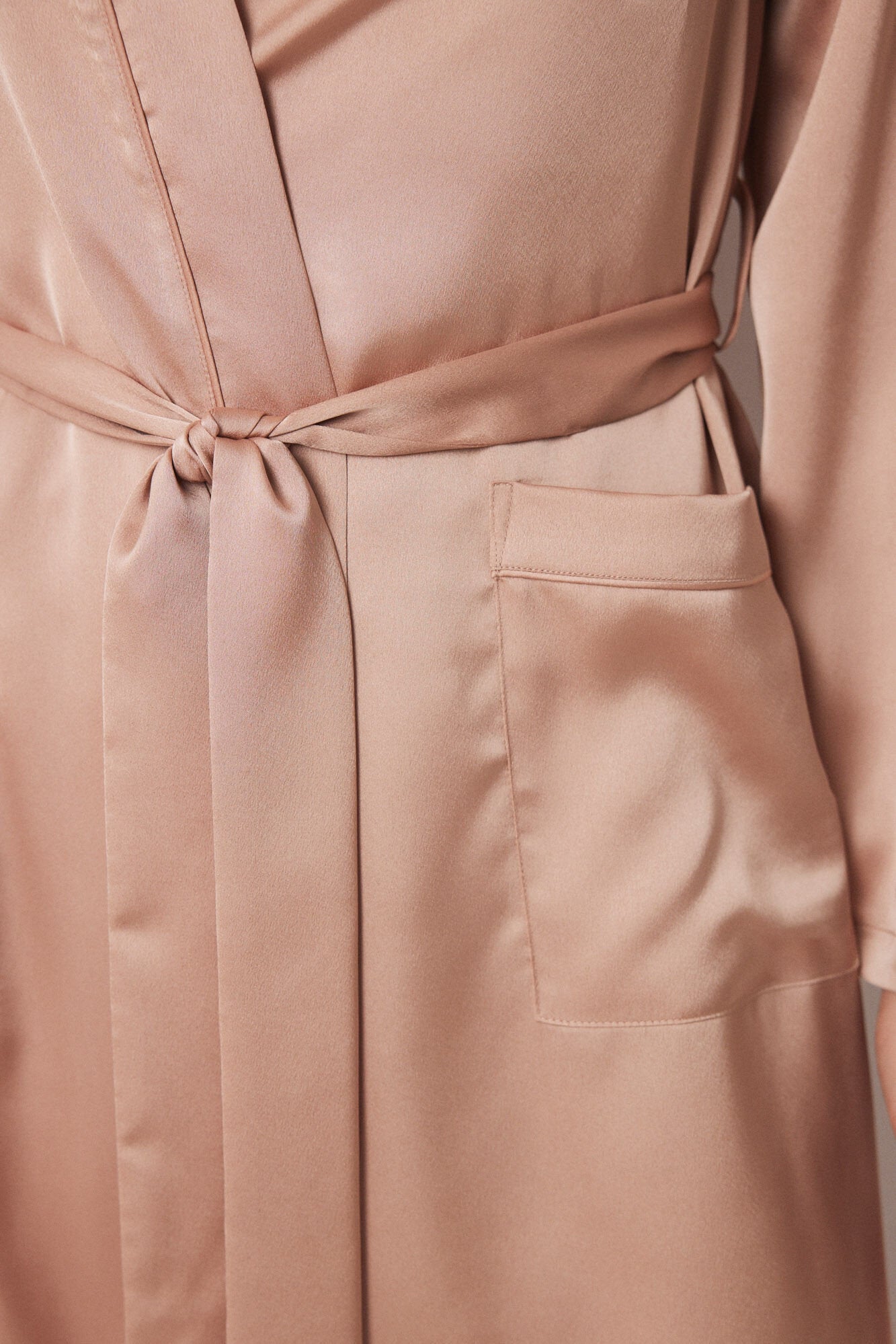 Long Nude Satin Robe_05