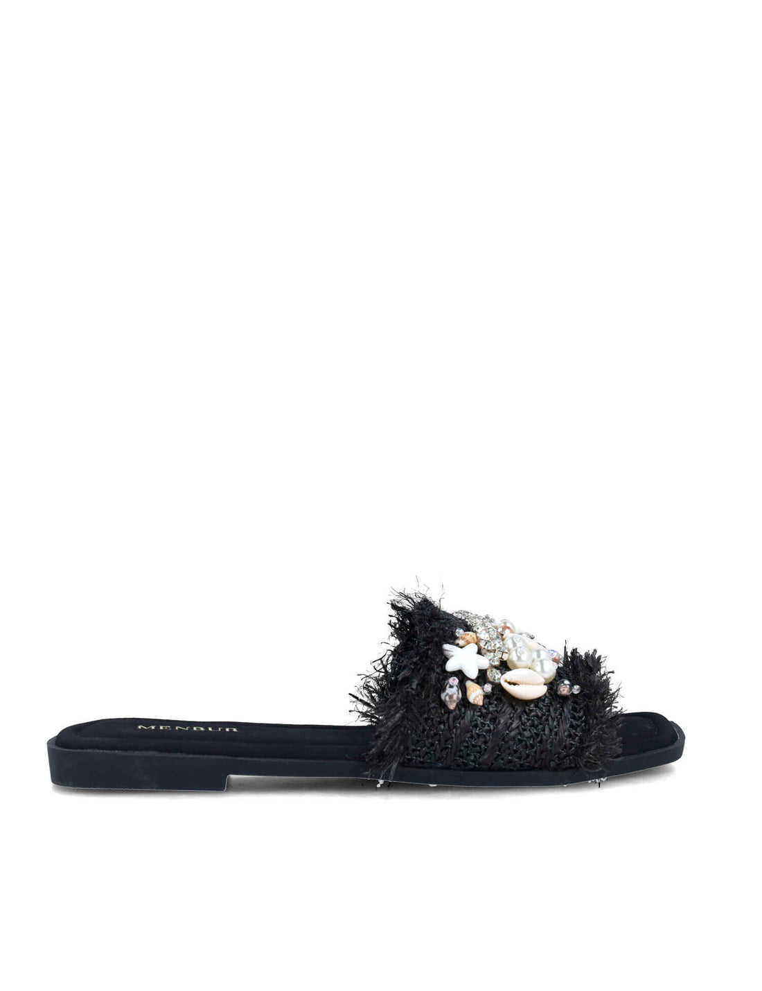 Black Slippers With Embellishments_25386_01_01