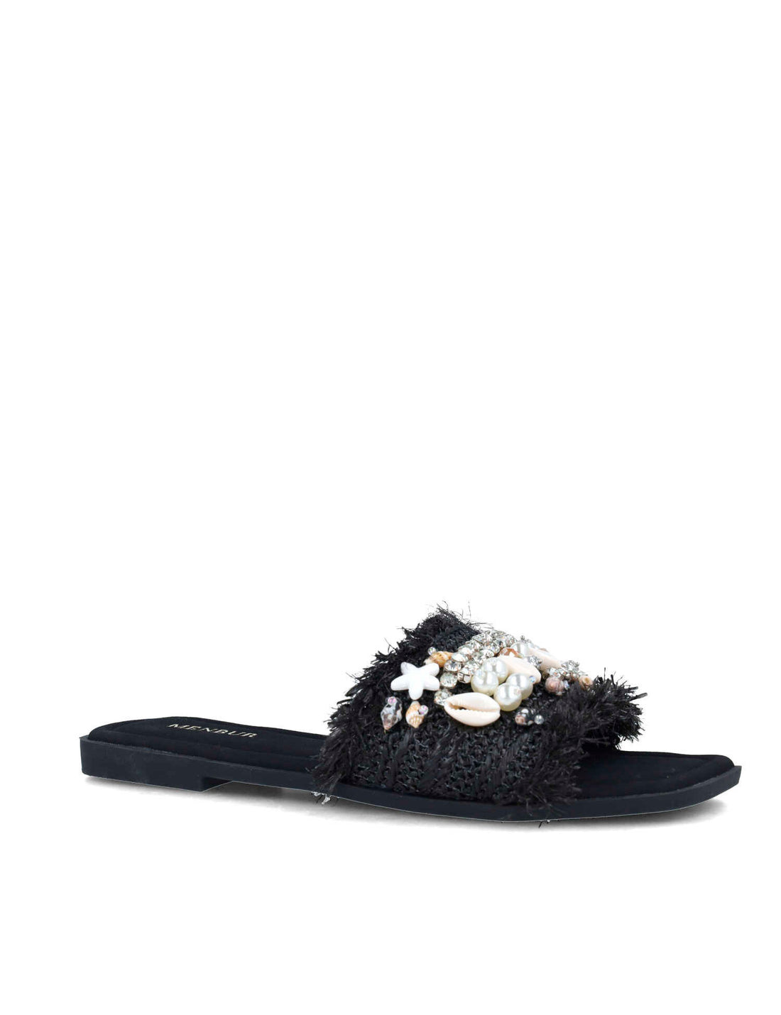 Black Slippers With Embellishments_25386_01_02