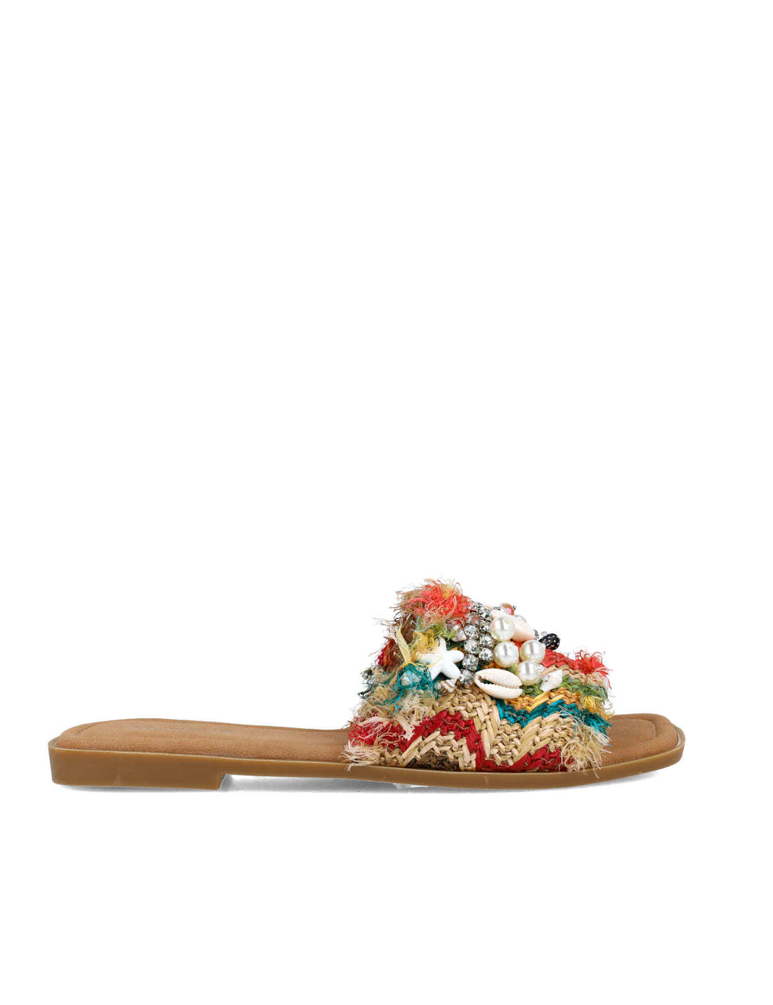Multi-Color Slippers With Embellishments_25386_22_01