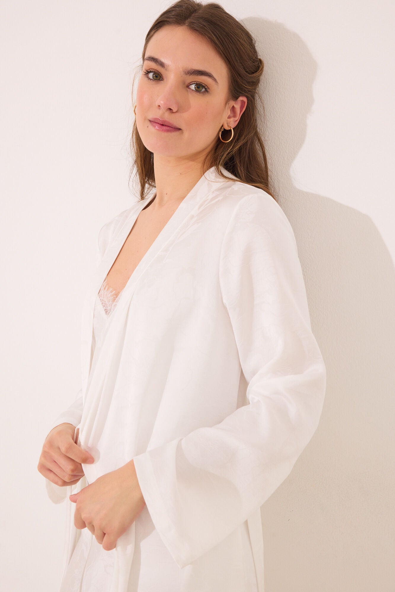 Women Secret_White Long Satin Robe_2539003_96_05