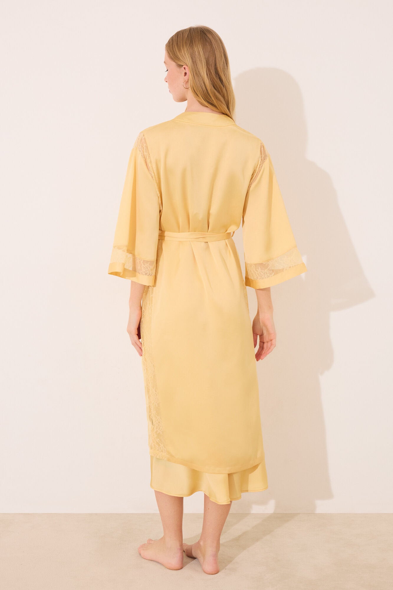 Women Secret_Robe Yellow Chiffon Fabric_2539004_04_08