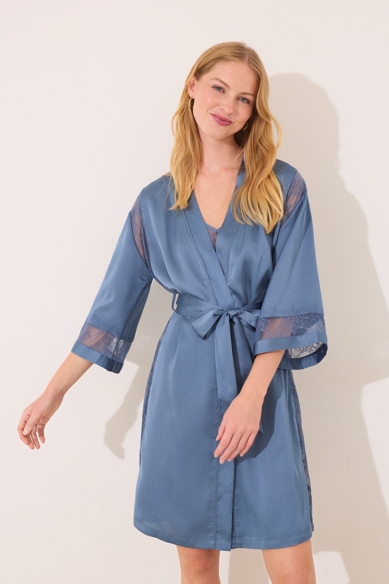 Women Secret_Blue Chiffon Fabric Midi Robe_2539005_15_07