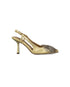 Gold Slingback Pumps With Fringe Piece_25409_00_01