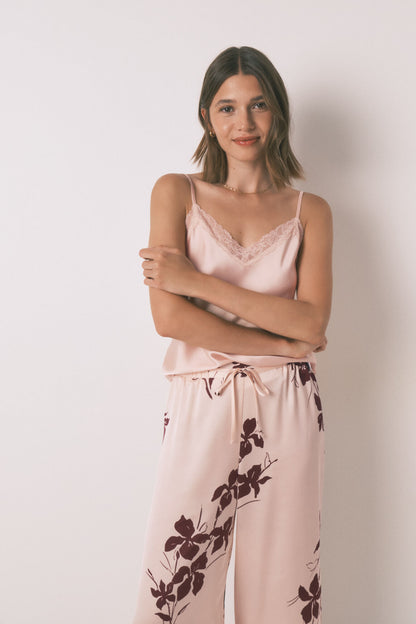 Women Secret_Pink_3-Piece Pink Satin Floral Set_2542456_73_07