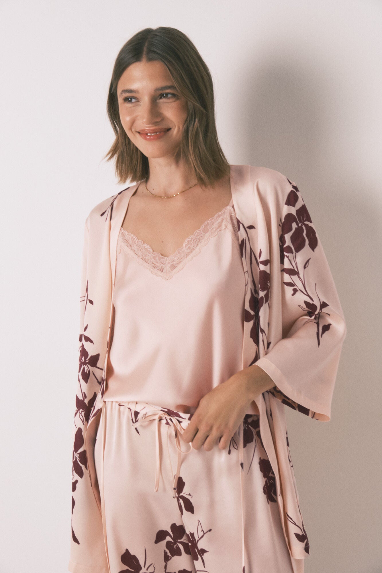 Women Secret_Pink_3-Piece Pink Satin Floral Set_2542456_73_08