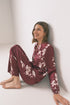 Women Secret_Red_Long Maroon Floral Classic Pyjamas_2542459_58_01