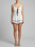 Women Secret_White Print_White Strappy Heart Print Short Pyjamas_2543697_97_00