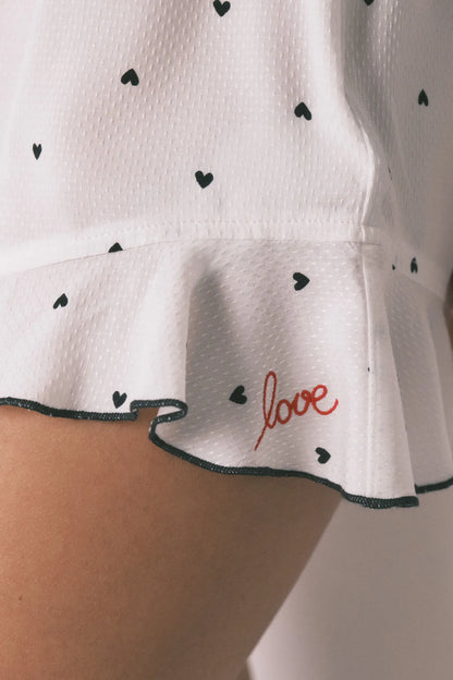 Women Secret_White Print_White Strappy Heart Print Short Pyjamas_2543697_97_05