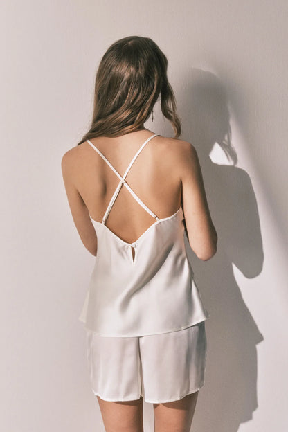 Women Secret_Ivory_Short Satin Pyjamas in White_2543702_96_05