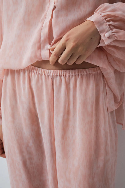 Women Secret Orange Women Puffed Long Pyjamas SKU: 2544850_67 Image 04