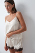 Women Secret White Print Women Polka-Dot Satin-Finish Short Pyjamas SKU: 2544865_97 Image 01