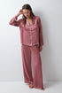 Women Secret Pink Women Satin-Finish Classic Pyjamas SKU: 2544871_72 Image 01