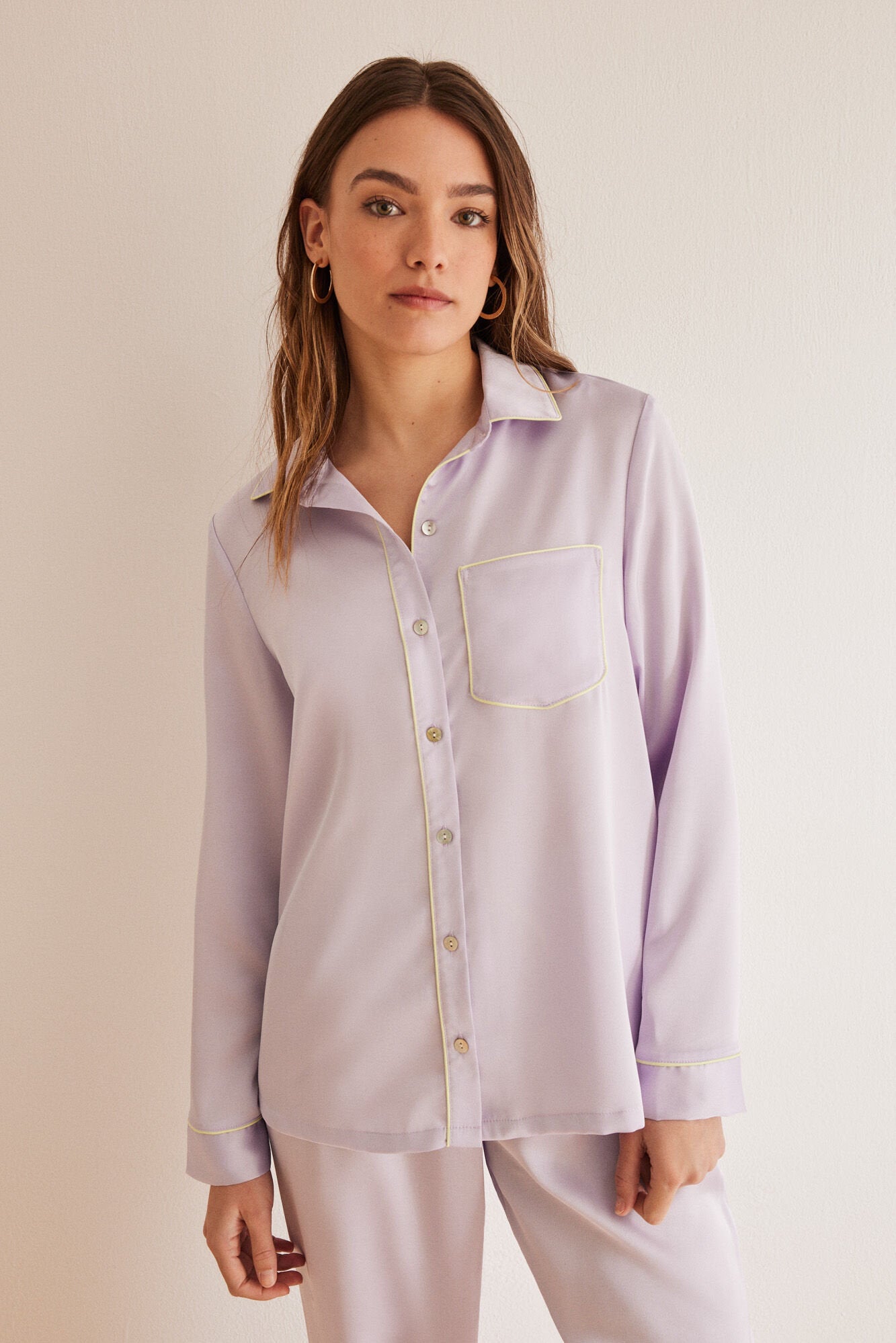 Purple/Lilac Long Sleeves Masculine Pyjama_2547599_75_06