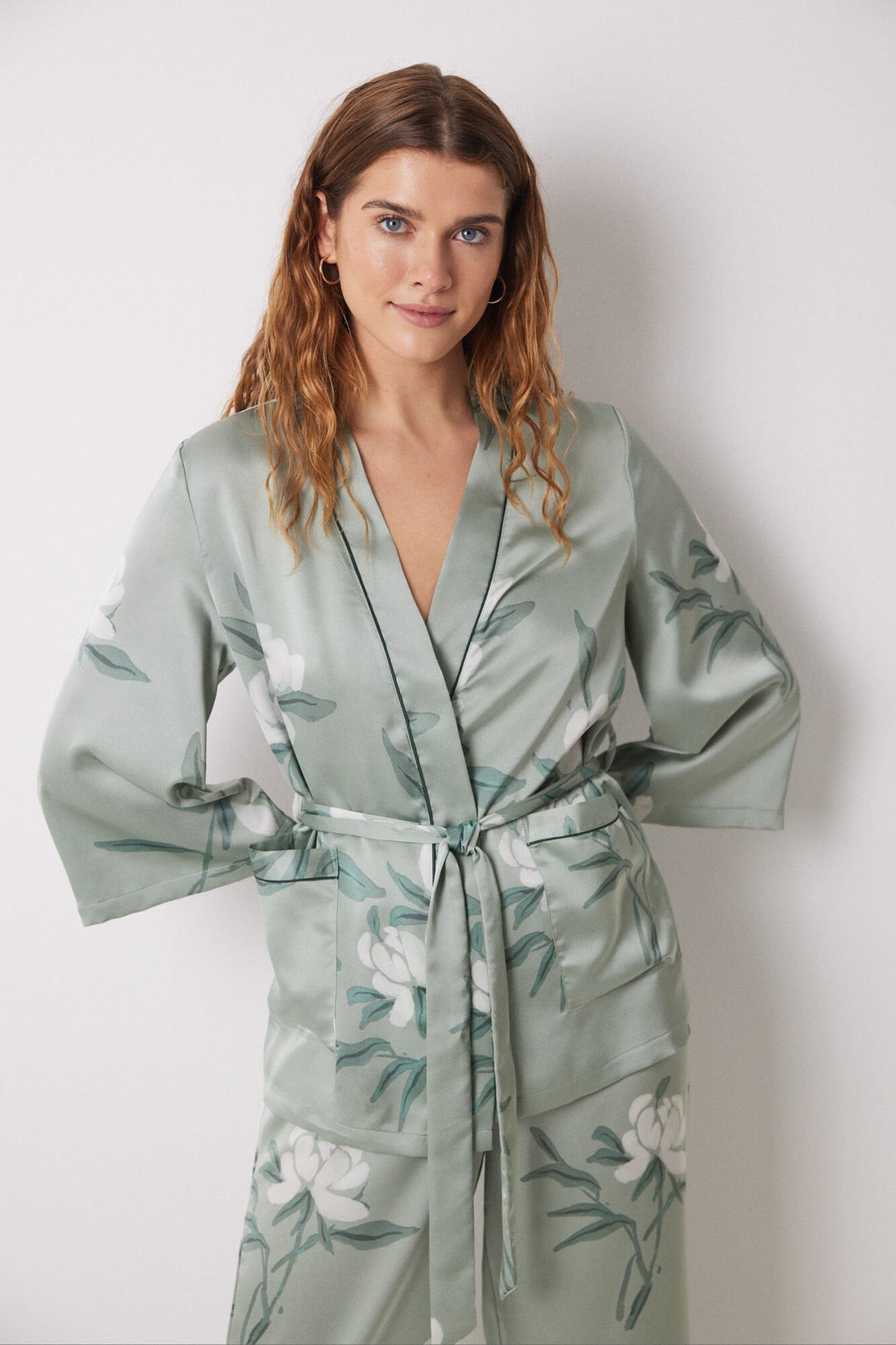 Floral Pajama Robe_01