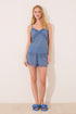 Women Secret_Short Pyjamas in Blue Chiffon Fabric_2549788_15_01