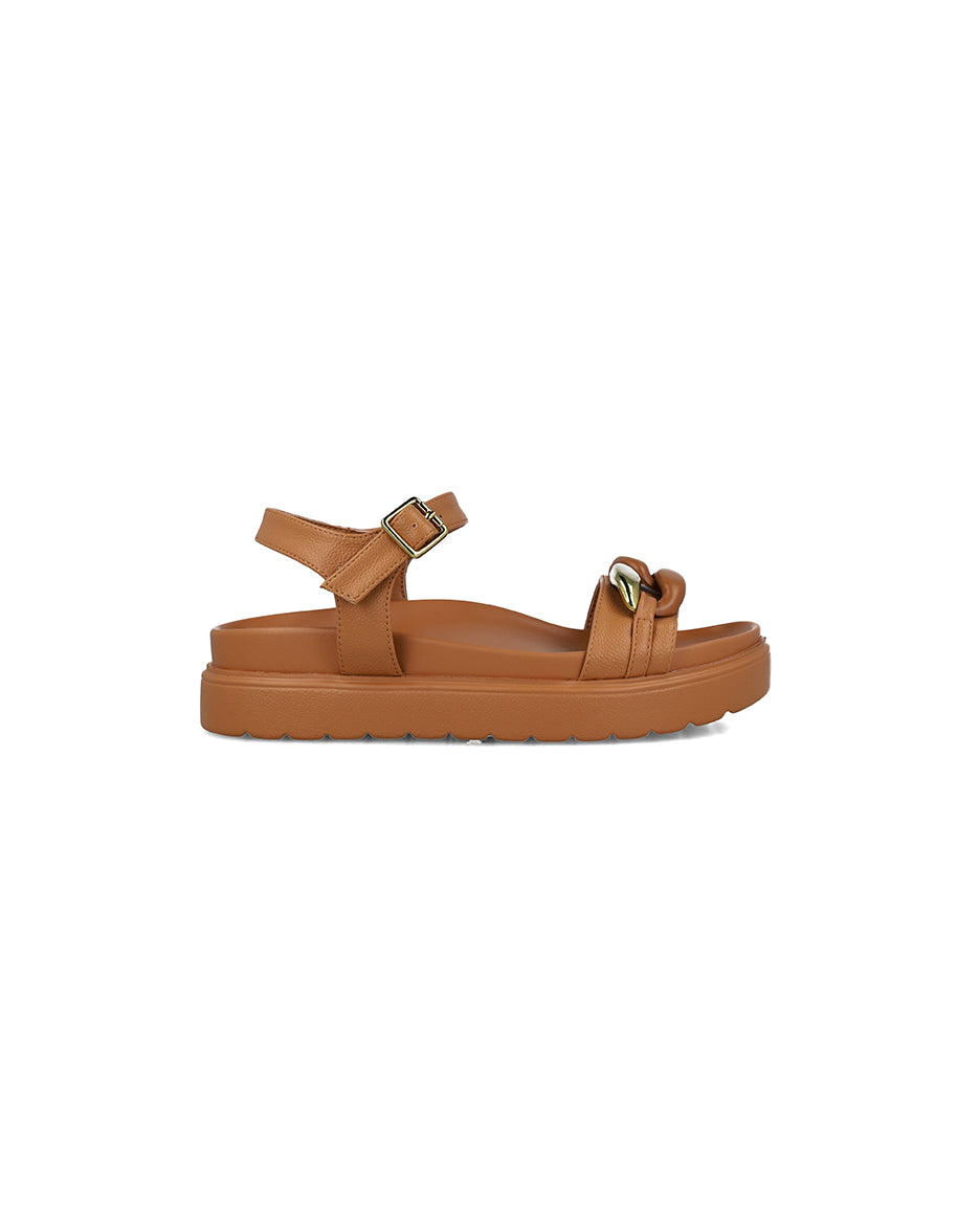 Brown Platform Sandals With Ankle Strap_25556_22_01