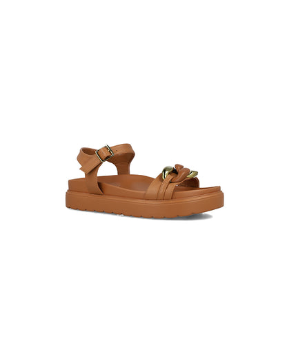 Brown Platform Sandals With Ankle Strap_25556_22_02