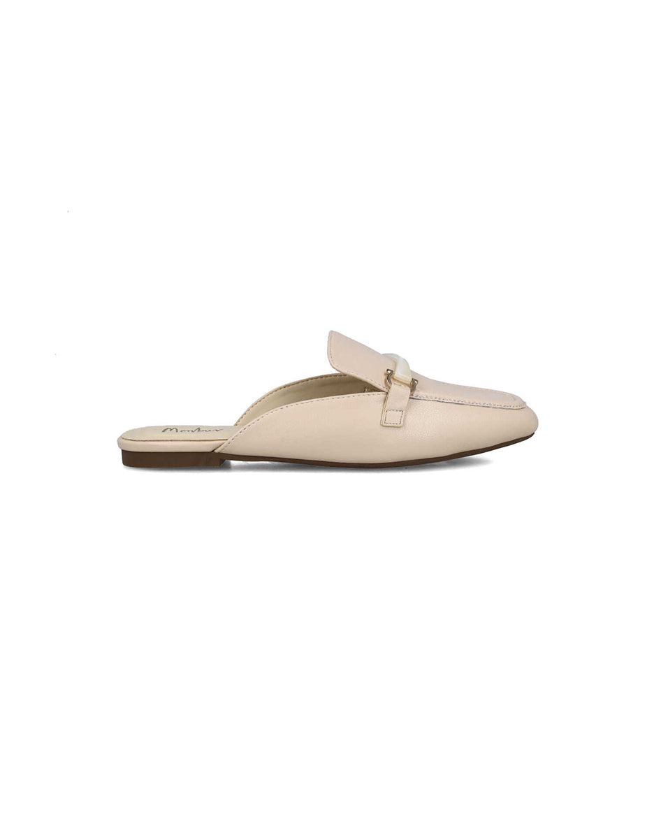 Beige Slipper Mules With Gold Hardware_25560_06_01