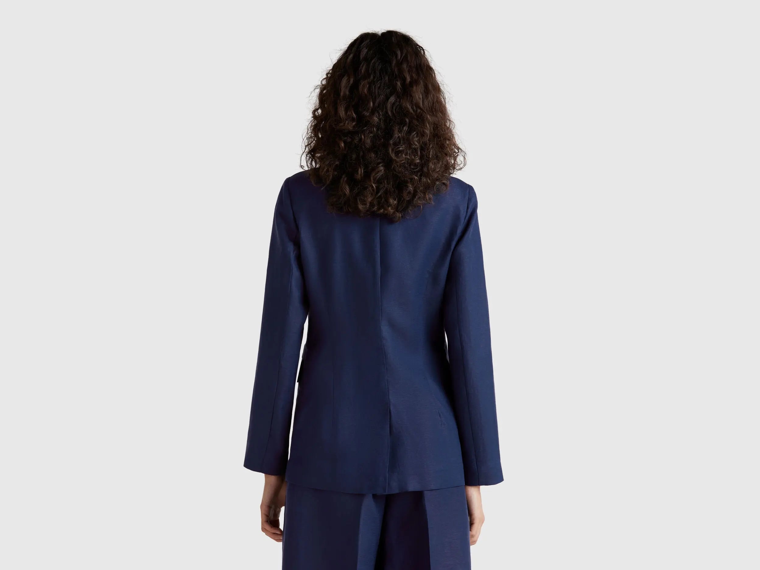 Benetton_Blazer in Linen Blend_25BVDW036_252_02