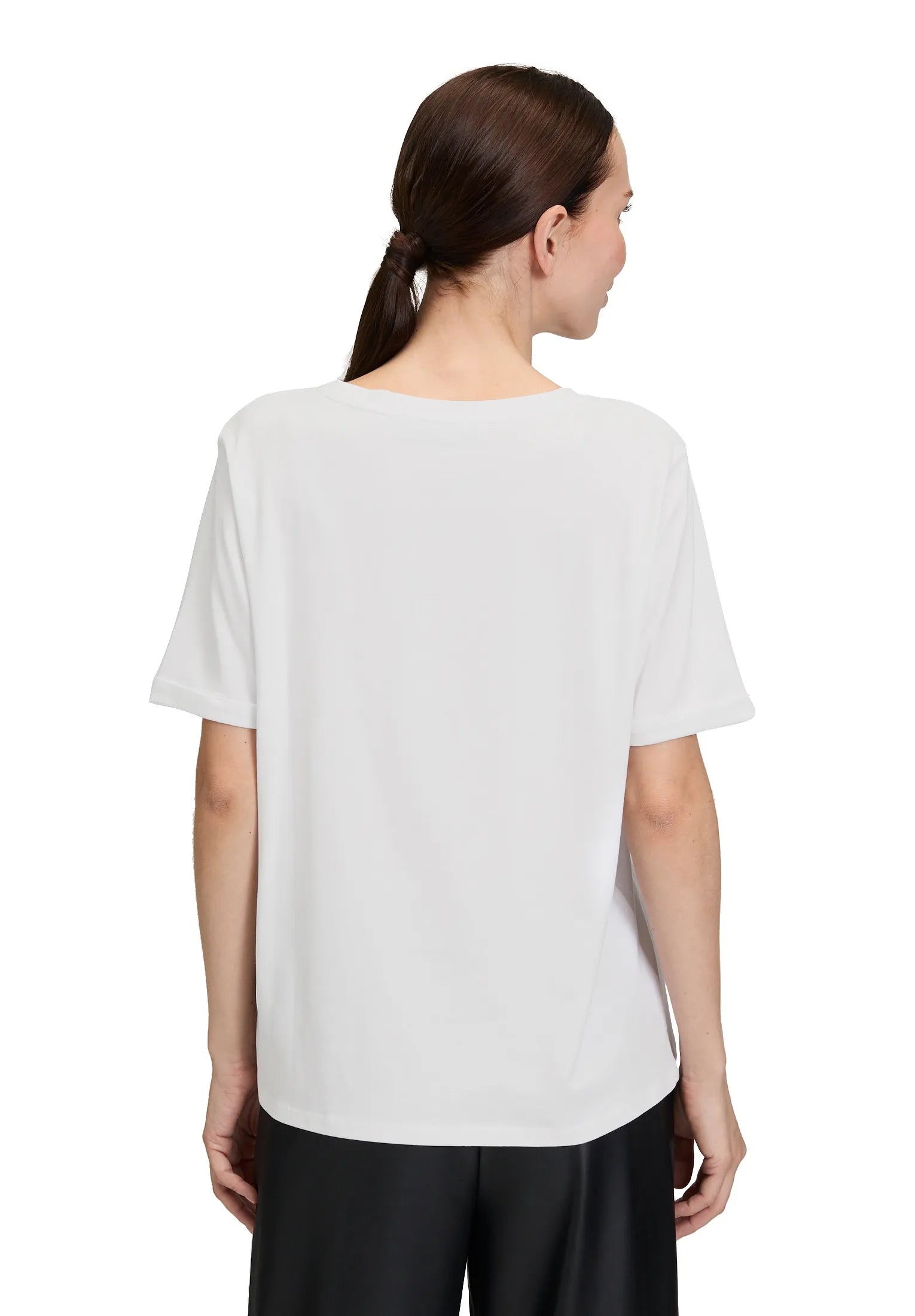 Betty Barclay_Patch White/Black_Shirt Short 1/2 Sleeve_2603-1092_1990_03