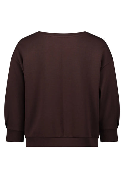 Betty Barclay_Light Maroon_Sweat Short 3/4 Sleeve_2610-1499_7410_05