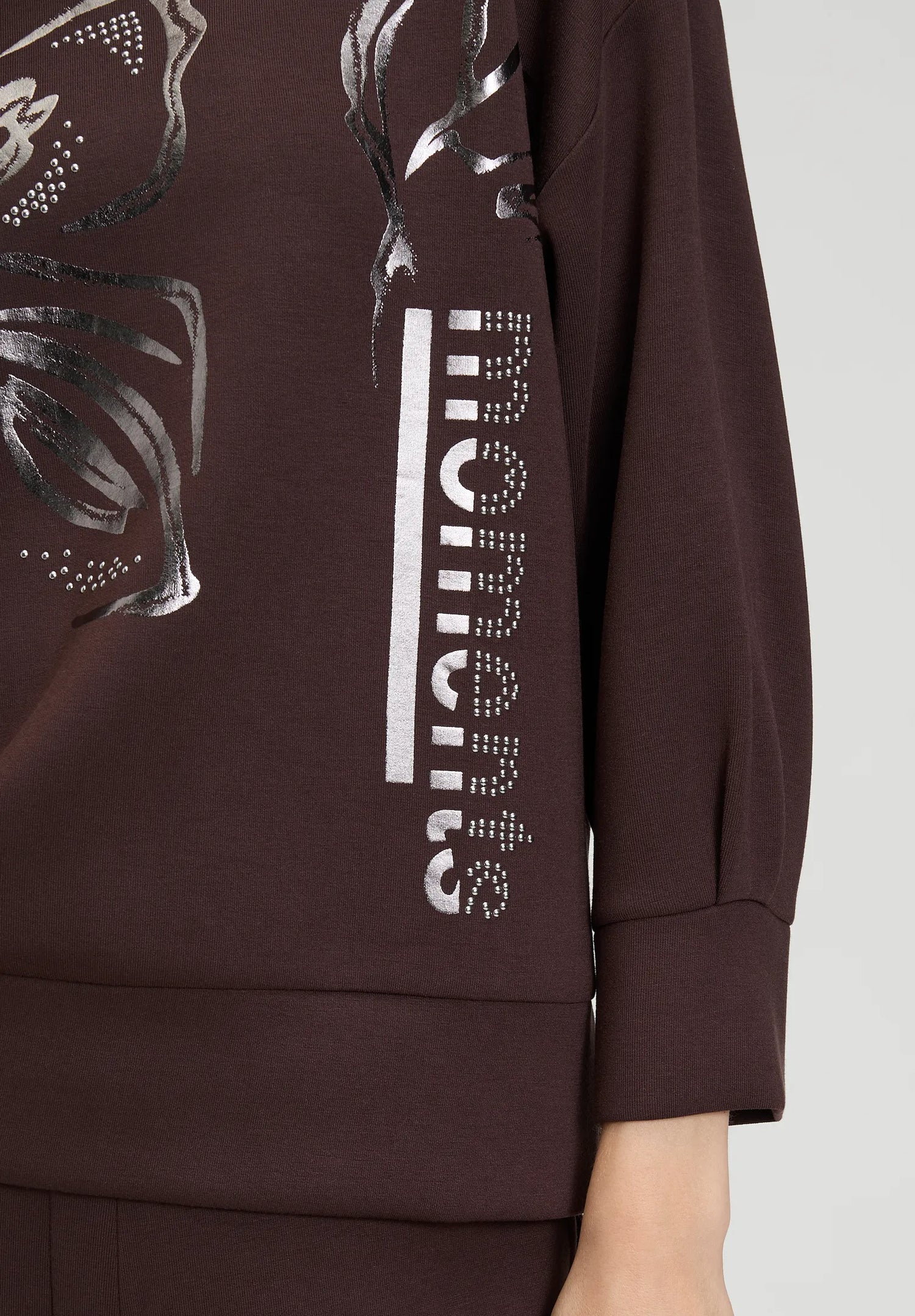 Betty Barclay_Light Maroon_Sweat Short 3/4 Sleeve_2610-1499_7410_07