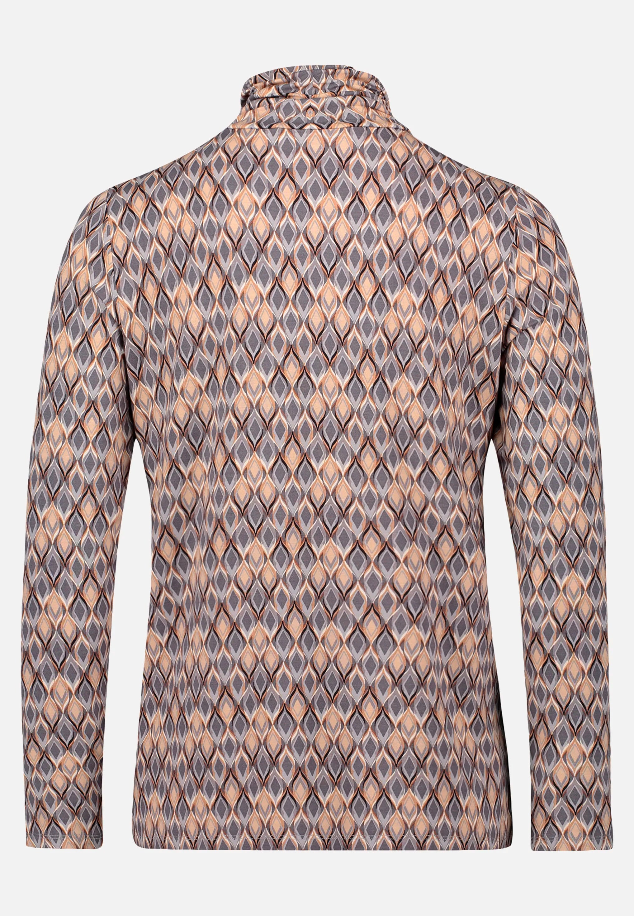 Betty Barclay_Grey/Beige_Turtleneck Shirt with Stand-Up Collar_2613-1483_9876_05