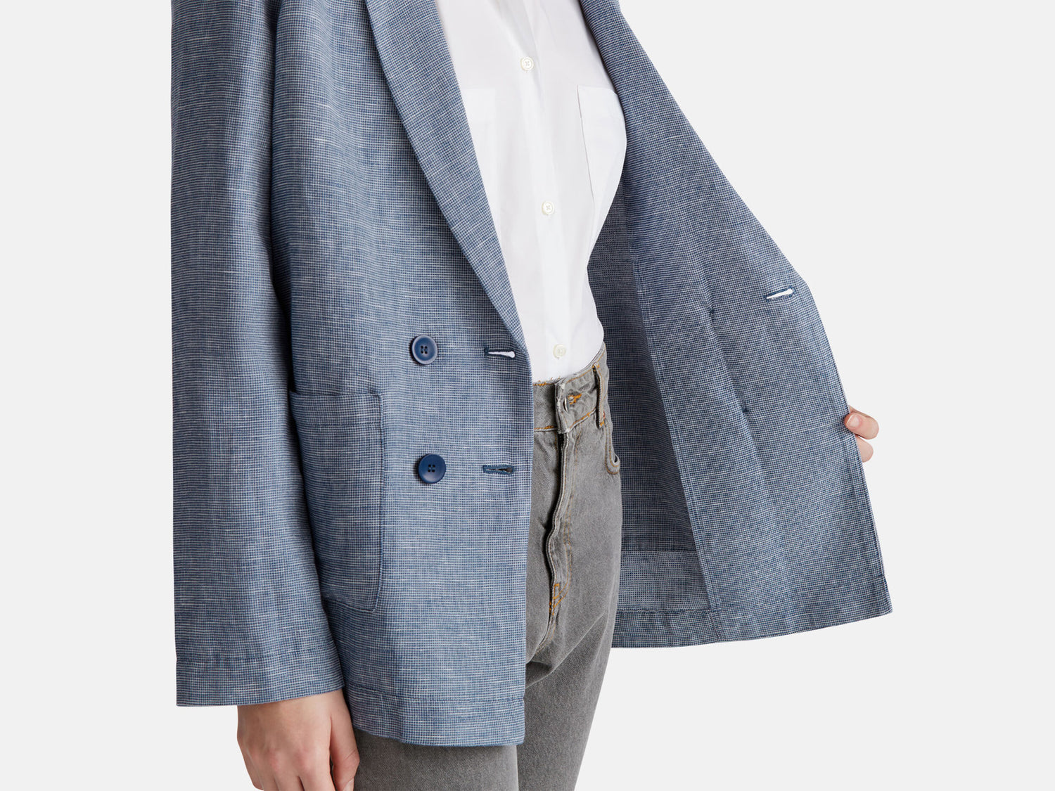 Benetton_Double-Breasted Jacket in Linen Blend_265XDW035_903_04