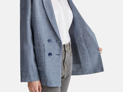 Benetton_Double-Breasted Jacket in Linen Blend_265XDW035_903_04