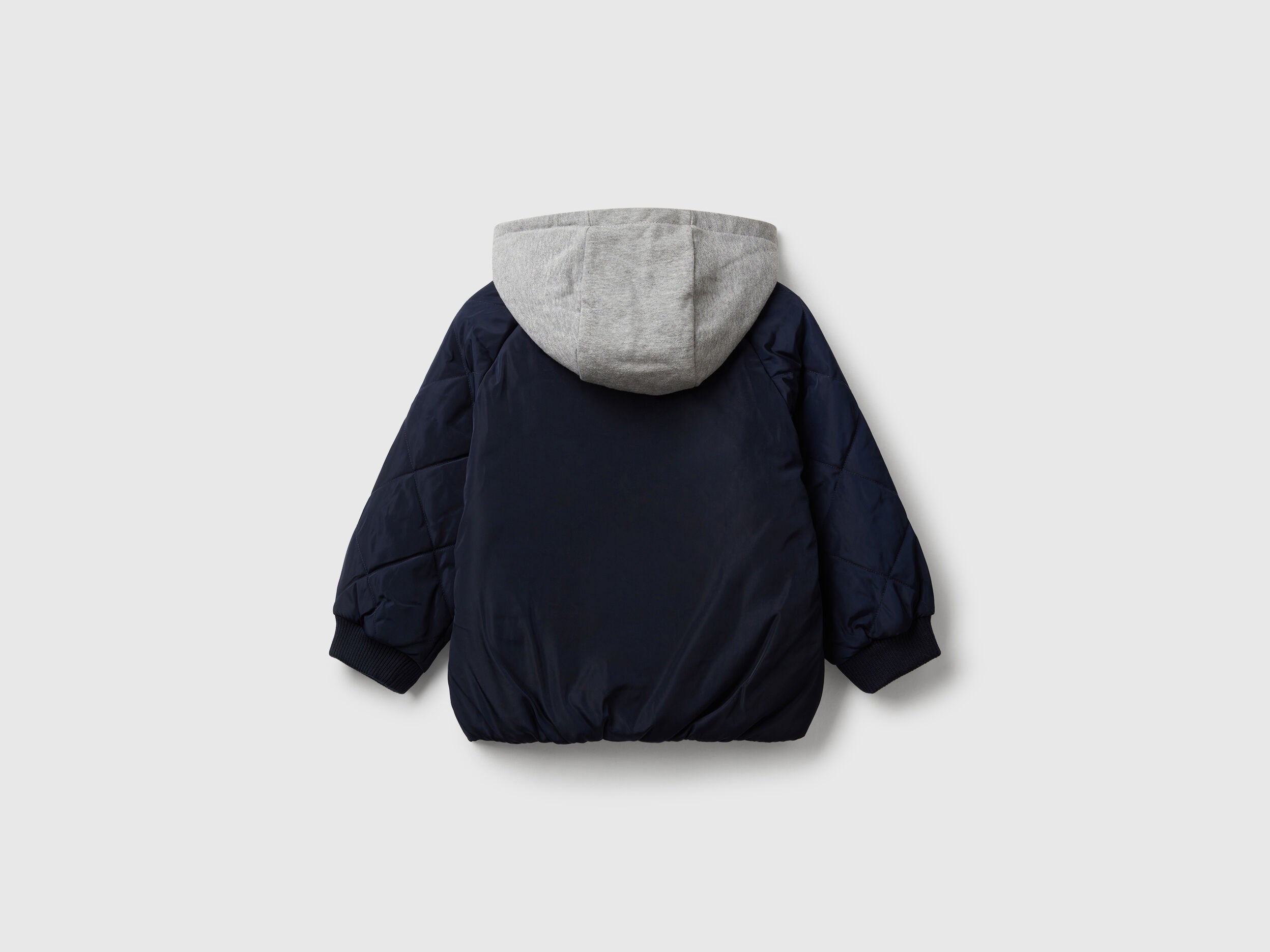 Benetton_Dark Blue_Bomber Jacket with Detachable Hood_26JDGN040_016_02