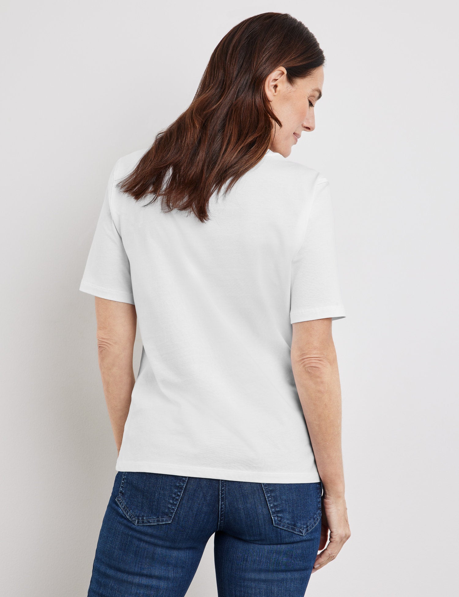 Embellished T Shirt With Round Neck_270057 44032_99600_05