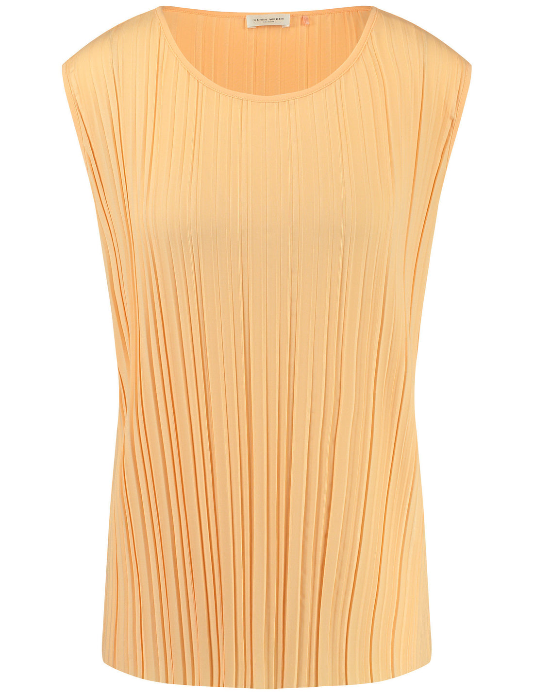 Sleeveless Pleated Blouse With Stretch For Comfort_270145-44084_60315_01