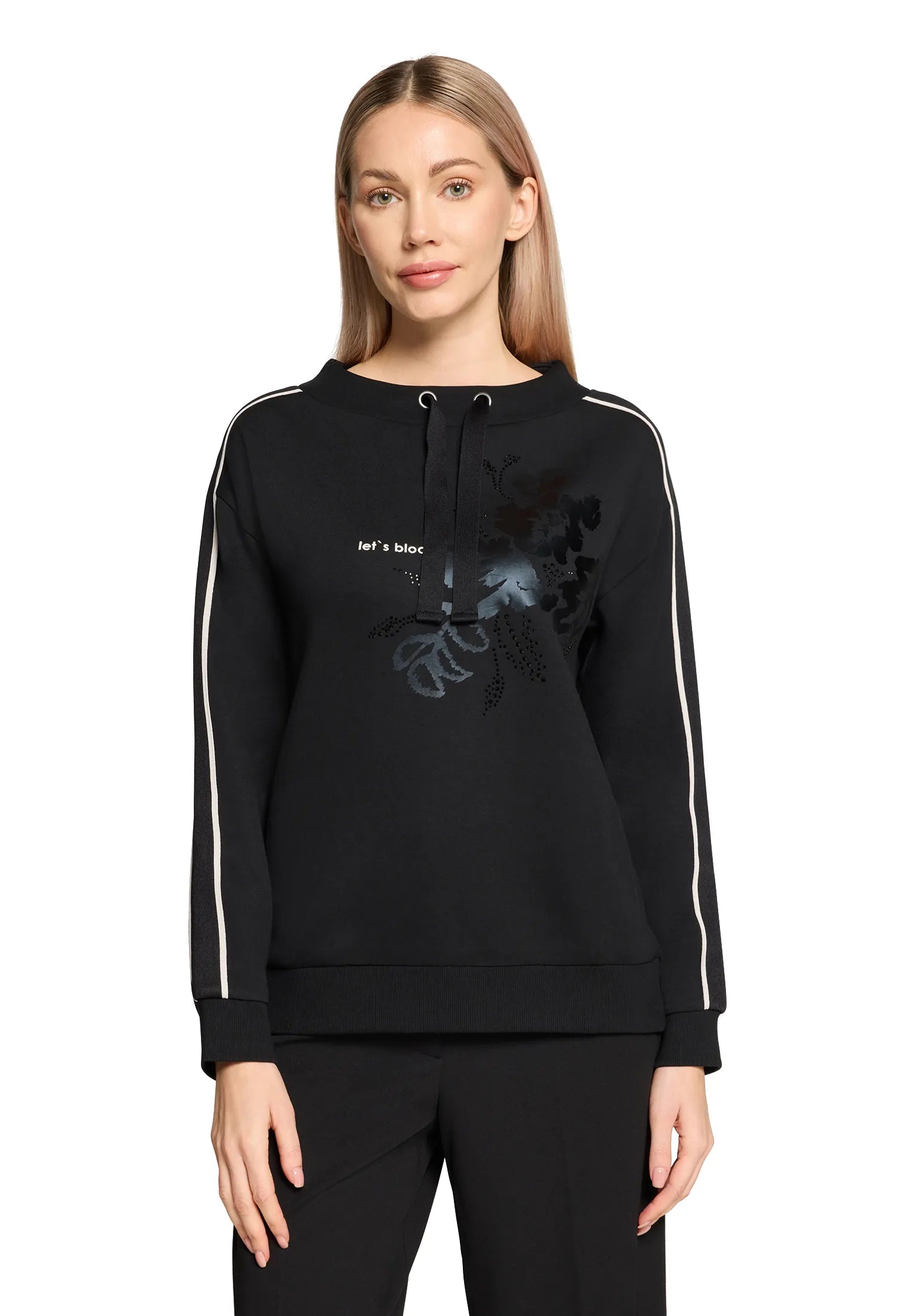 Betty Barclay Black Women Sweatshirt 1/1 Sleeve SKU: 2721-1499_9045 Image 01