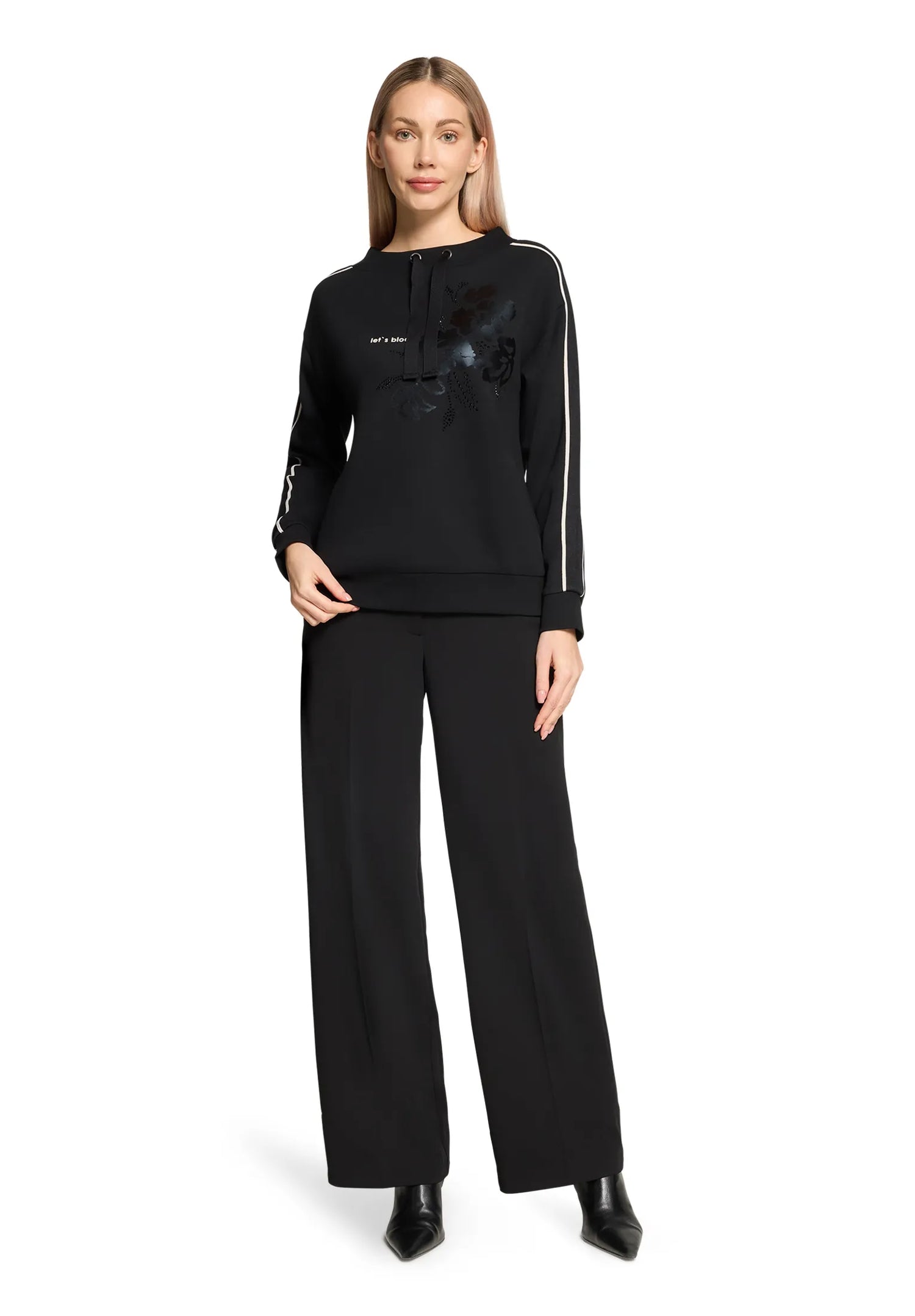 Betty Barclay Black Women Sweatshirt 1/1 Sleeve SKU: 2721-1499_9045 Image 02