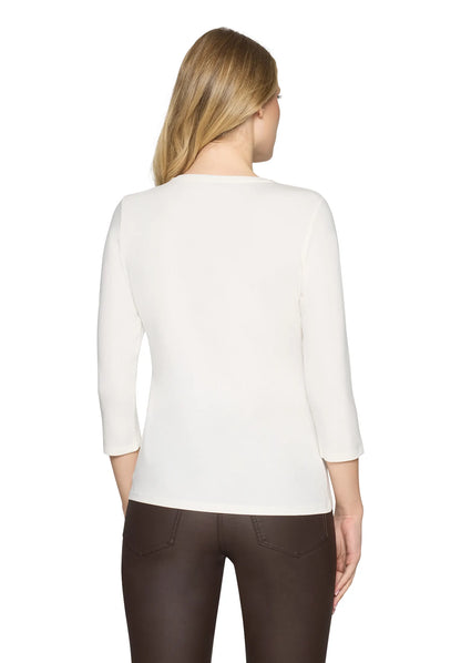 Betty Barclay Patch Cream/Nature Women Basic T-Shirt 3/4 Sleeve SKU: 2724-1092_1916 Image 03