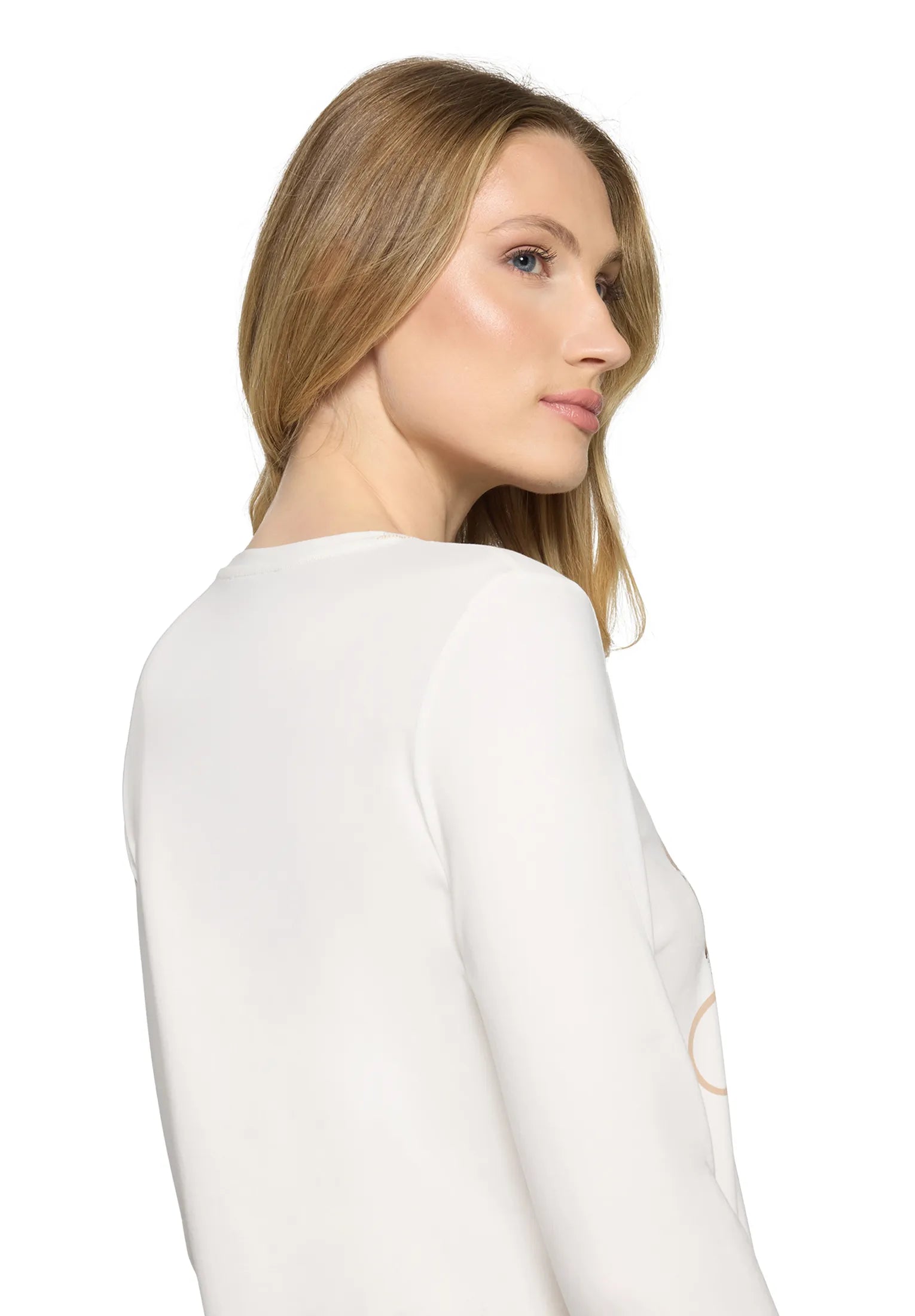 Betty Barclay Patch Cream/Nature Women Basic T-Shirt 3/4 Sleeve SKU: 2724-1092_1916 Image 05