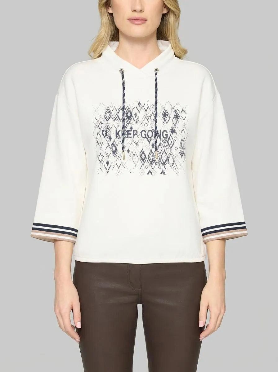Betty Barclay Offwhite Women Sweatshirt 3/4 Sleeve SKU: 2731-1499_1014 Image 00
