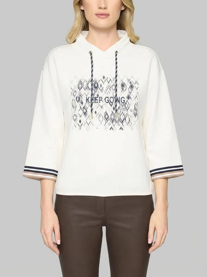 Betty Barclay Offwhite Women Sweatshirt 3/4 Sleeve SKU: 2731-1499_1014 Image 00