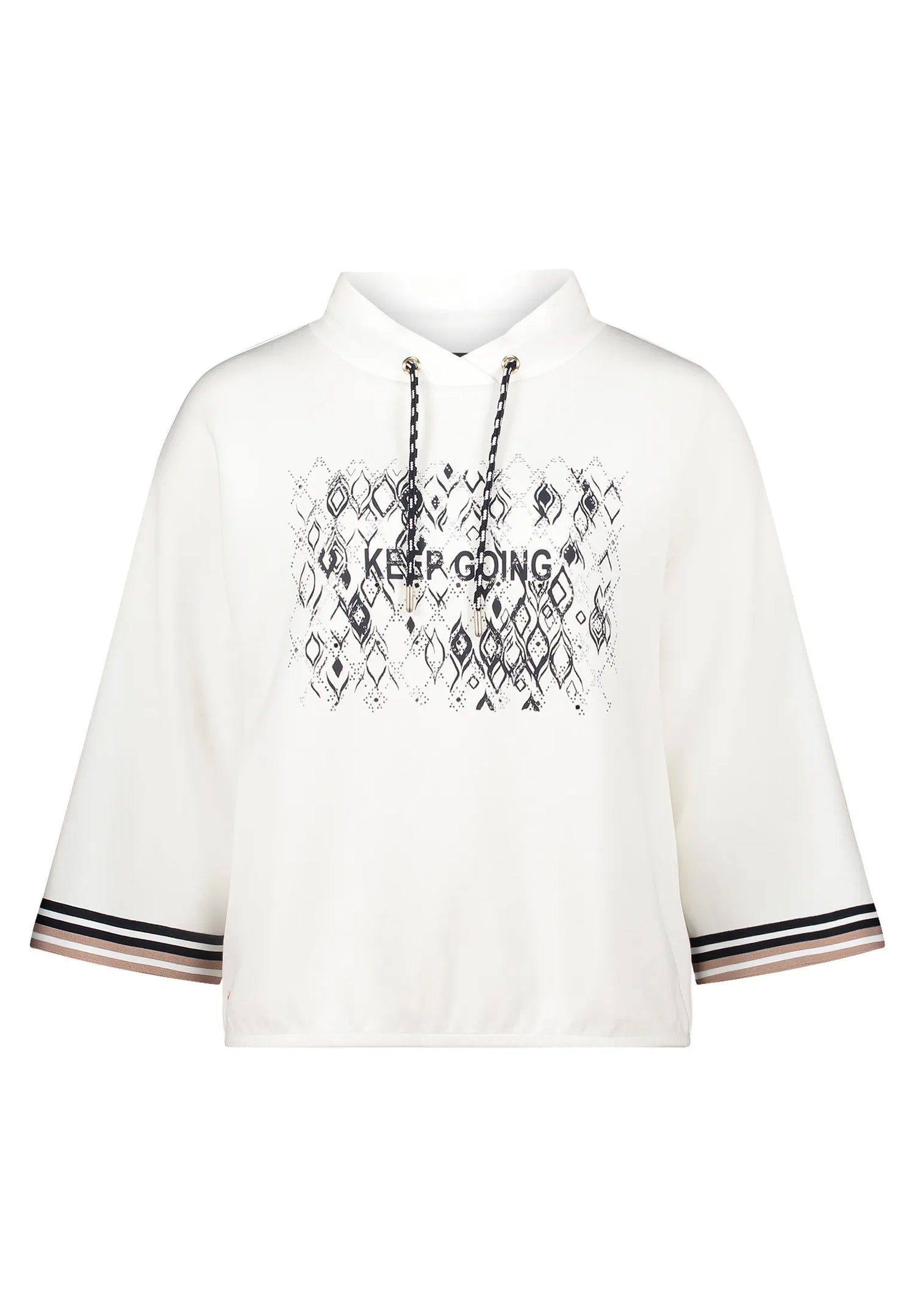 Betty Barclay Offwhite Women Sweatshirt 3/4 Sleeve SKU: 2731-1499_1014 Image 06